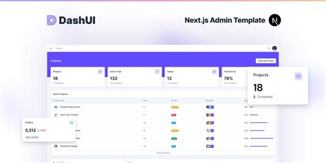 free next js admin template