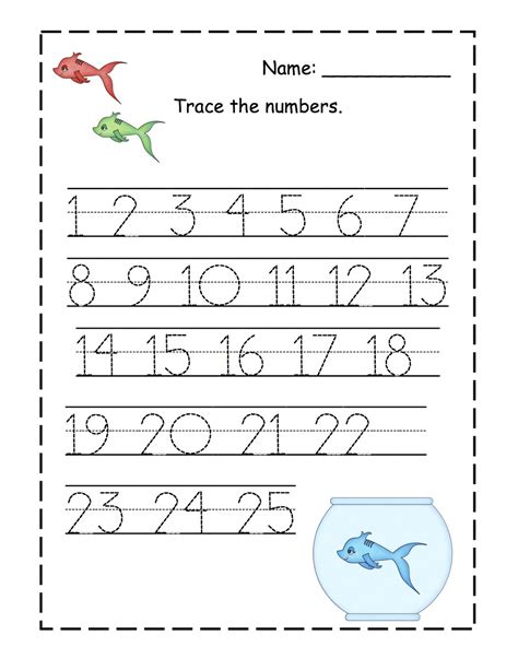 Free Numbers 1 20 Tracing Worksheets The Hollydog 1 20 Worksheet Preschool - 1-20 Worksheet Preschool