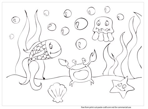 Free Ocean Floor Coloring Page Coloring Page Printables Ocean Floor Coloring Page - Ocean Floor Coloring Page