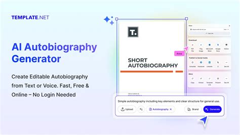 free online autobiography maker