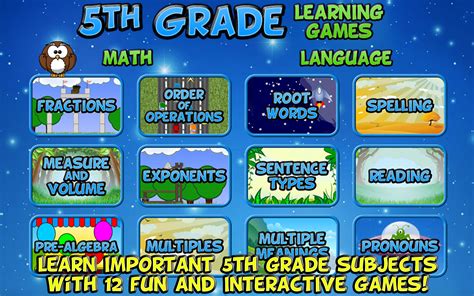 Free Online Fifth Grade Learning Games For Kids 5th Grade Play - 5th Grade Play
