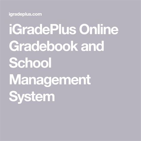 Free Online Gradebook Igradeplus Student Grade Tracker - Student Grade Tracker