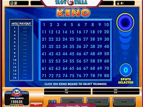 free online keno slot machines Die besten Online Casinos 2023