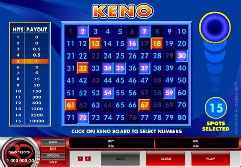 free online keno slot machines canada