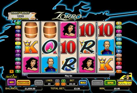 free online zorro slot games tznq