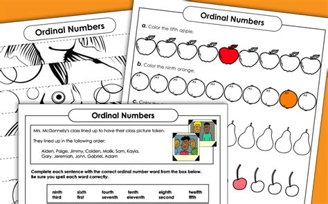Free Ordinal Numbers Myteachingstation Com Ordinal Numbers For Preschool - Ordinal Numbers For Preschool