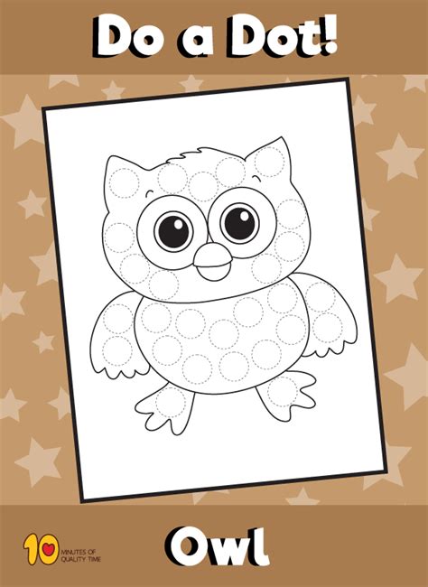 Free Owl Do A Dot Activity Teacher Made Owl Dot To Dot - Owl Dot To Dot