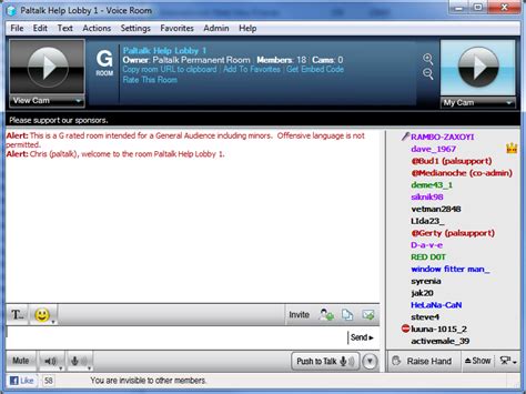 free paltalk chat rooms
