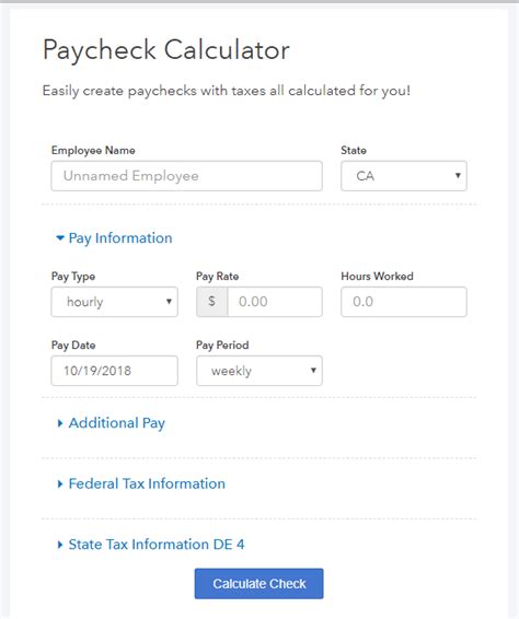 Free Paycheck Calculator 2024 Paycheck Tax Calculator Employee Paycheck Calculator - Employee Paycheck Calculator