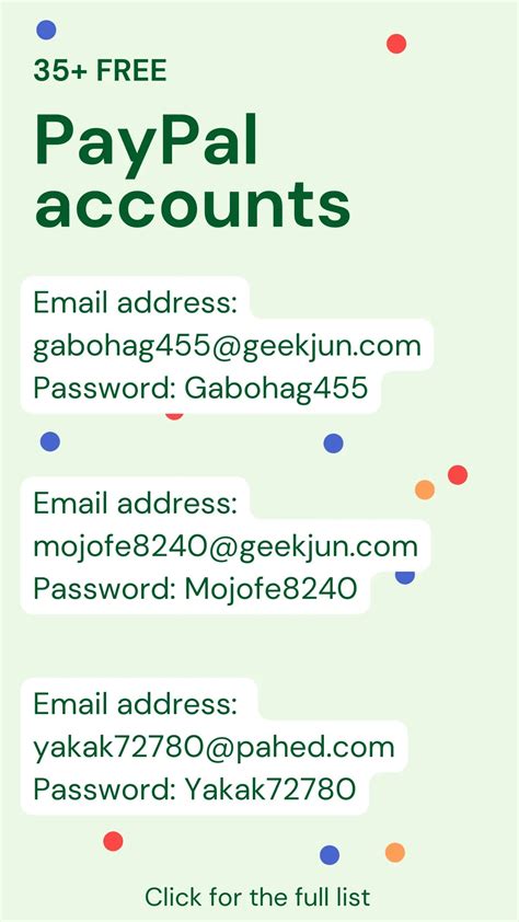 Free Paypal Login