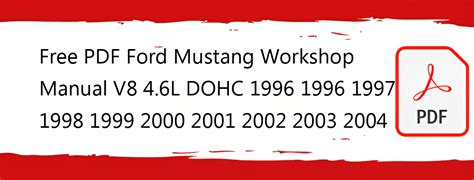 free pdf 2000 mustang workshop manual pdf