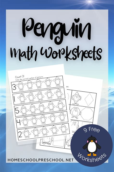 Free Penguin Awareness Day Math Activities For Grades Penguin Math Worksheet - Penguin Math Worksheet