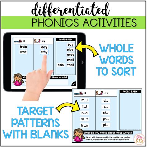 Free Phonics Word Sorts Differentiated Digital Amp Printable First Grade Word Sorts - First Grade Word Sorts