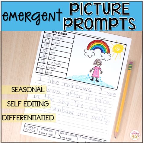 Free Picture Writing Prompts Differentiated Mrs Winteru0027s Bliss First Grade Picture Writing Prompts - First Grade Picture Writing Prompts