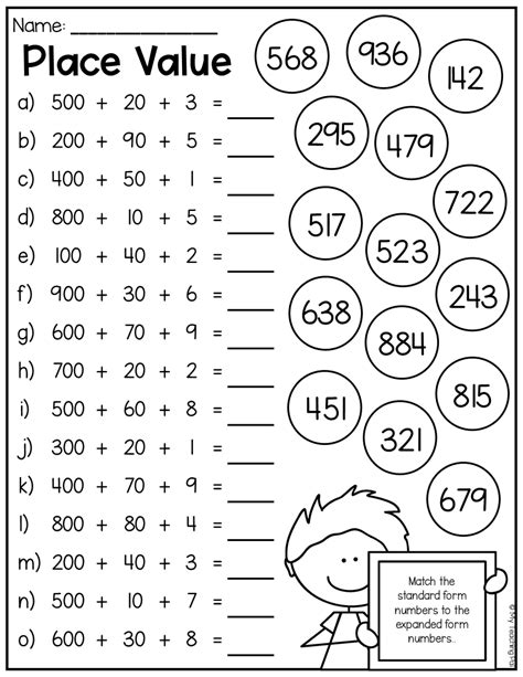 Free Place Value Worksheets For 2nd Grade Math Place Value 2nd Grade Worksheets - Place Value 2nd Grade Worksheets