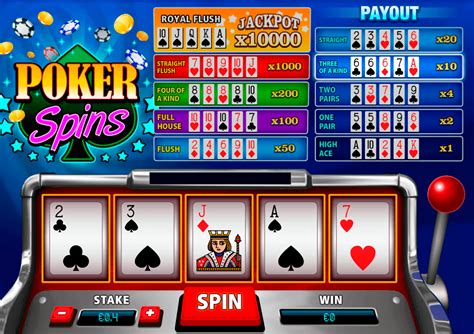 free poker slot machine games