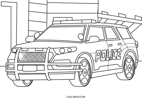 Free Police Car Coloring Pages Amp Book For Police Car Coloring Page - Police Car Coloring Page