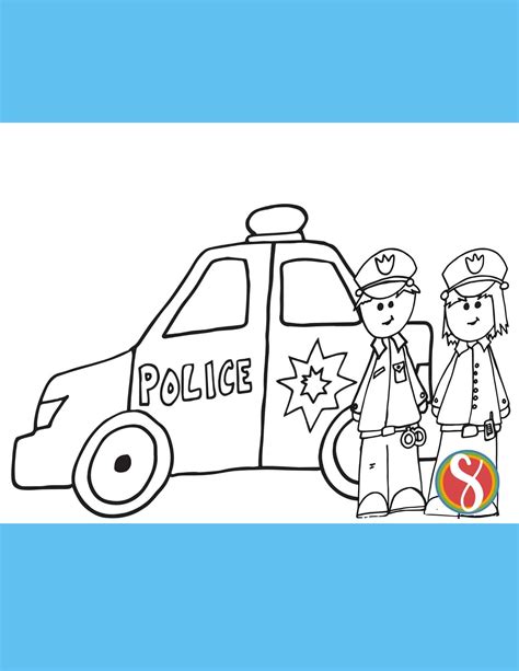 Free Police Coloring Page Stevie Doodles Coloring Page Police Officer - Coloring Page Police Officer