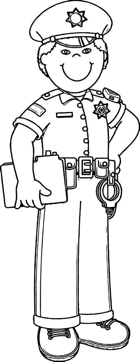 Free Police Coloring Pages Amp Book For Download Coloring Page Police Officer - Coloring Page Police Officer