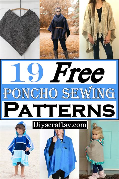Free Poncho Sewing Pattern