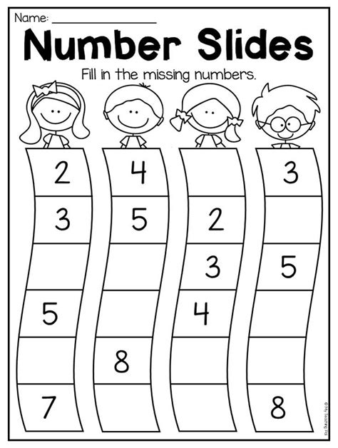 Free Preschool Amp Kindergarten Number Worksheets 1 10  1 Worksheet For Preschool - +1 Worksheet For Preschool
