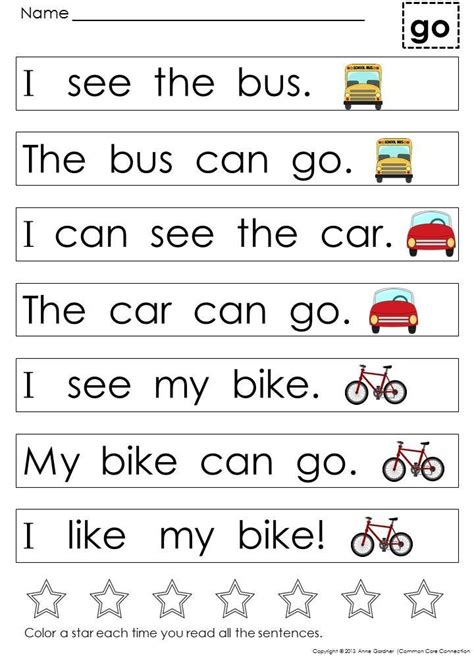 Free Preschool Amp Kindergarten Sight Words Worksheets Printable Sight Words Sentences Kindergarten - Sight Words Sentences Kindergarten
