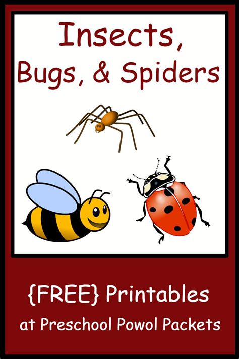 Free Preschool Insect Theme Printables And Activities Insects Worksheets For Preschool - Insects Worksheets For Preschool