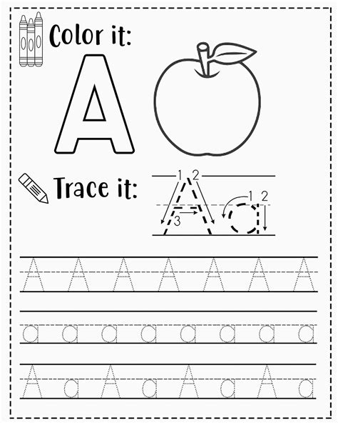 Free Preschool Printables Letter A Name Tracing Worksheets Tracing Letters Worksheet Az - Tracing Letters Worksheet Az