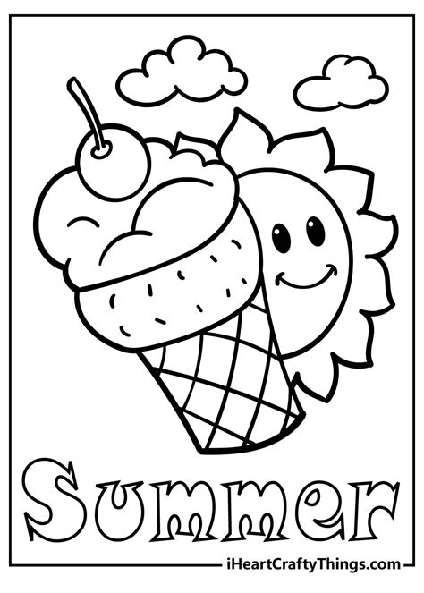 Free Preschool Summer Coloring Pages Coloring Nation Summer Color Sheets For Preschool - Summer Color Sheets For Preschool