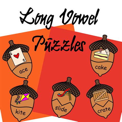 Free Printable Acorn Long And Short Vowels Phonics Long Vowel Activities For Second Grade - Long Vowel Activities For Second Grade