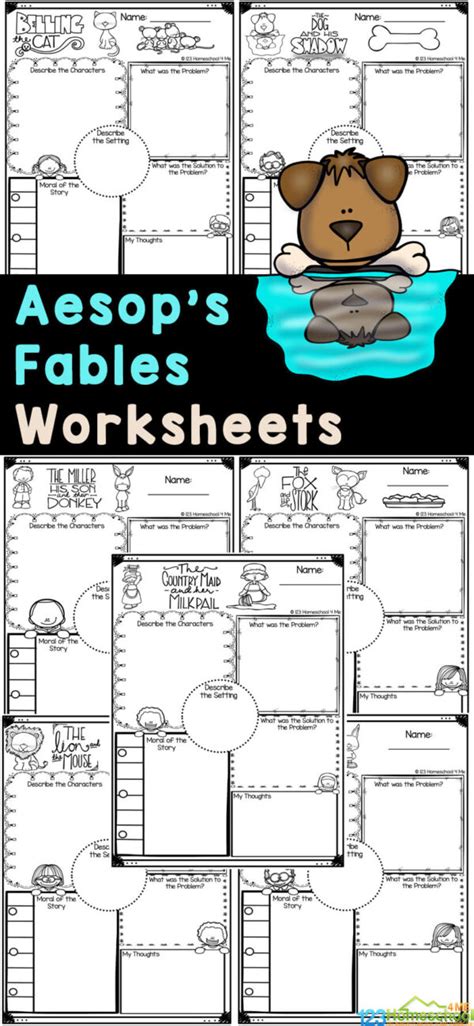 Free Printable Aesop X27 S Children X27 S Kindergarten Fables - Kindergarten Fables