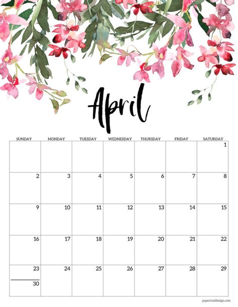 Free Printable April Calendar 2023 Mom X27 S April Calendar For Kids - April Calendar For Kids