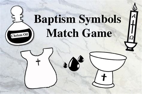 Free Printable Baptism Game Symbols Match Catechism Angel Symbols Of The Catholic Church Worksheet - Symbols Of The Catholic Church Worksheet