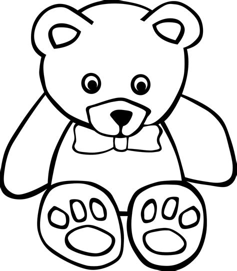 Free Printable Bear Coloring Pages For Kids Easy Bear Pictures To Colour - Bear Pictures To Colour