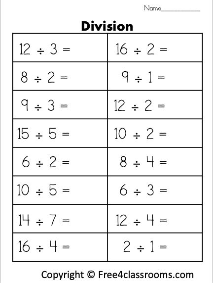 Free Printable Beginners Amp Advance Division Worksheet For Division For Beginners - Division For Beginners