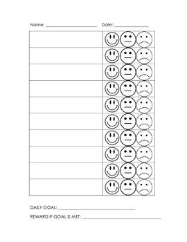 Free Printable Behavior Charts With Smiley Faces Printable Smiley Faces Behavior Chart - Printable Smiley Faces Behavior Chart