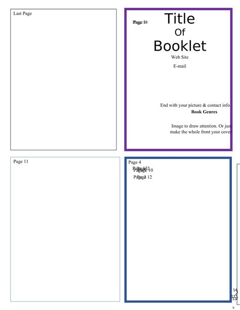 Free Printable Booklet