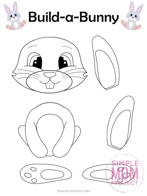 Free Printable Bunny Templates For Crafts Easy Peasy Writing Paper Template Printable - Writing Paper Template Printable