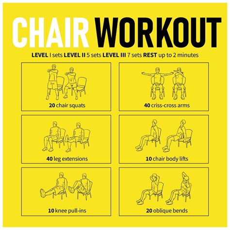 Free Printable Chair Workout