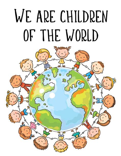 Free Printable Children Around The World Worksheets Kindergarten Around The World - Kindergarten Around The World