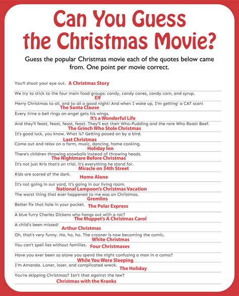 Free Printable Christmas Movie Trivia Quiz My Party Christmas Trivia Worksheet - Christmas Trivia Worksheet