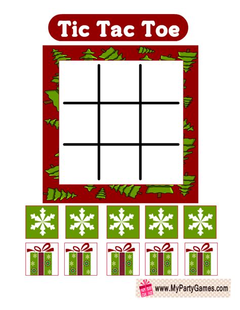 Free Printable Christmas Tic Tac Toe Kids Love Christmas Tic Tac Toe - Christmas Tic Tac Toe