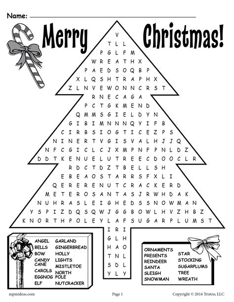 Free Printable Christmas Wordsearch For 2nd Grade Word 2nd Grade Christmas Word Search - 2nd Grade Christmas Word Search