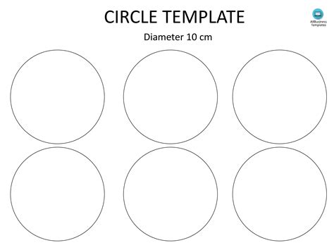 Free Printable Circle Templates Various Sizes World Of Page Of Circles Printable - Page Of Circles Printable