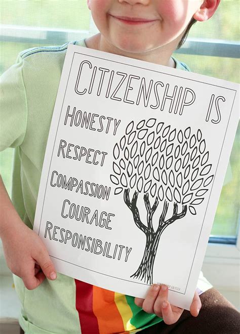 Free Printable Citizenship Activities For Kids Amp Families Citizenship Kindergarten - Citizenship Kindergarten