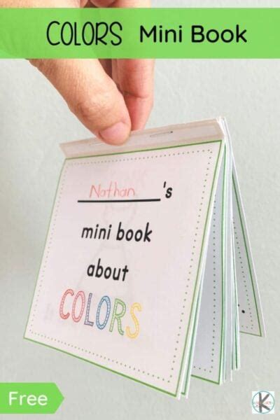 Free Printable Color Mini Book For Kids Kindergarten Kindergarten Worksheet Colors - Kindergarten Worksheet Colors