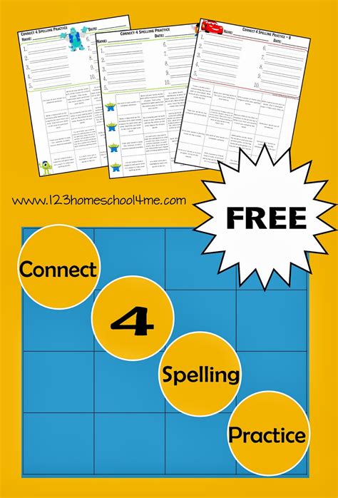 Free Printable Connect 4 Spelling Practice Worksheets Spelling Connections Grade 4 Worksheets - Spelling Connections Grade 4 Worksheets
