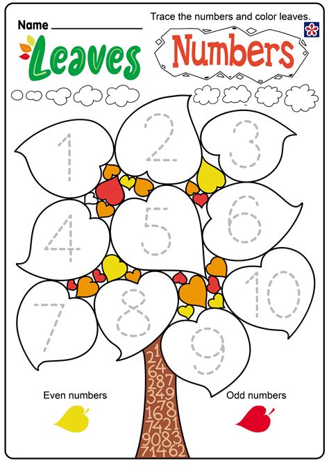 Free Printable Counting Leaves Activity The Primary Parade Leaf Activity Worksheet - Leaf Activity Worksheet