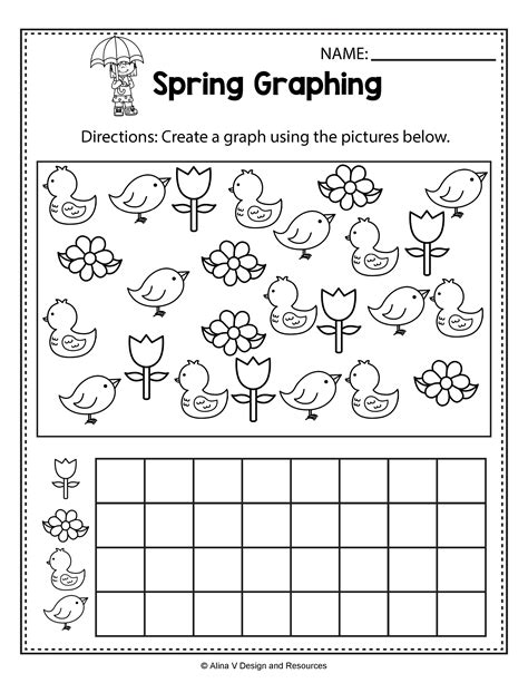 Free Printable Counting Spring Preschool Worksheets Spring Preschool Worksheets - Spring Preschool Worksheets