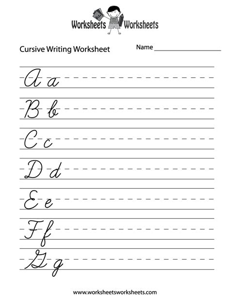Free Printable Cursive Practice Worksheets For 5th Grade 5th Grade Cursive - 5th Grade Cursive